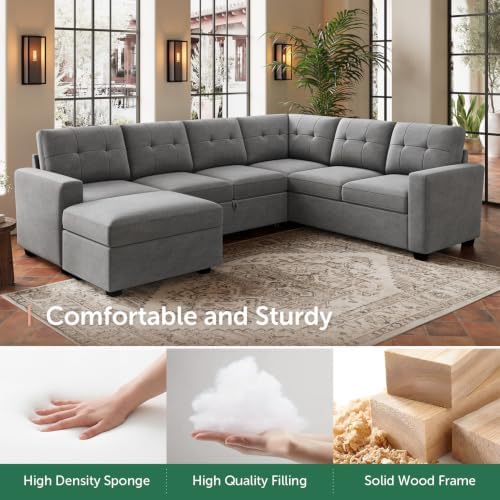 HONBAY Sectional Sleeper Sofa - Image 7