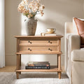 HULALA HOME Farmhouse Nightstand by HULALAHOME