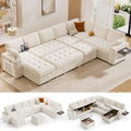 Vipbear 111" Modular Sectional Sleeper Sofa by VipbearLiving