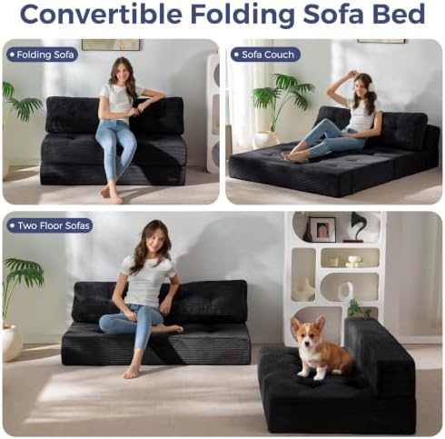 MAXYOYO Folding Sofa Bed, Convertible Chair Bed - Image 3