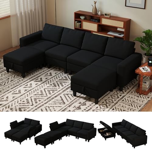 110" Modular Sectional Sofa by BULAIMEIKEEY