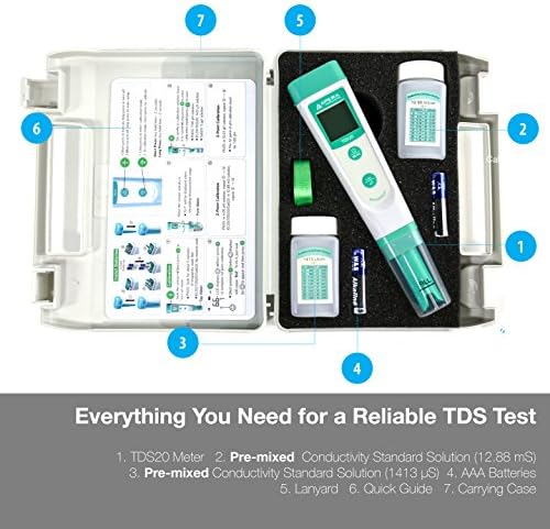 Apera Instruments AI213 Value Series TDS20 Waterproof TDS Pocket Tester kit - Image 3