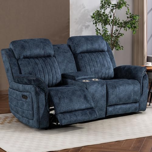 Zero Gravity Power Reclining Loveseat Sofa by CALIVIA