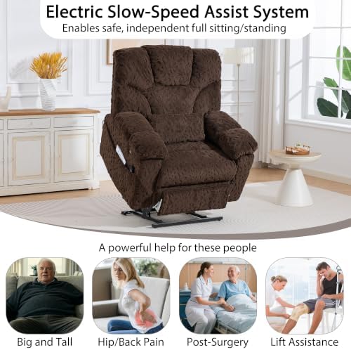 JIKFRIMA 500lbs Heavy Duty Power Lift Recliner - Image 5