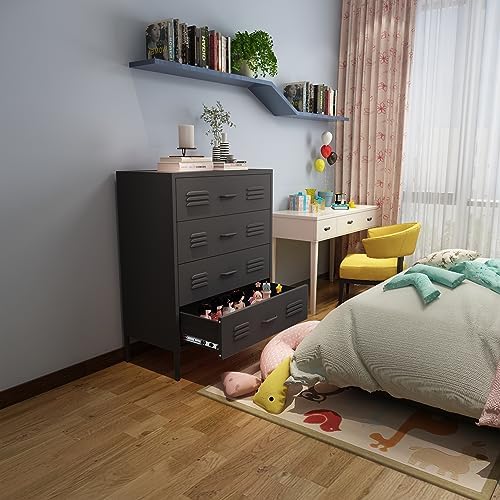 Washsemba Metal 4 Drawer Dresser, Chest of Drawers - Image 4