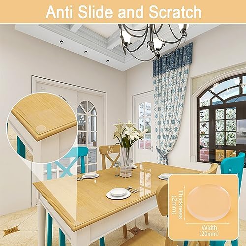 Premium Self Adhesive Clear Soft Glass Table Top Bumper - Image 6