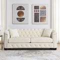 77" Modern Velvet Chesterfield Sofa by Kolavess