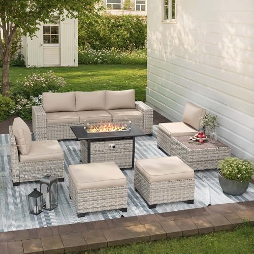 Outdoor Patio Furniture Set PE Wicker Rattan Outdoor Sectional Sofa by MuphyersPatioFurniture