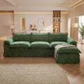 Claiks 123" Oversized Boneless Couch, Modular Sofa by CLAIKS