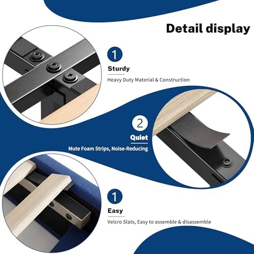 EnHomee Full Size Bed Frame - Image 6