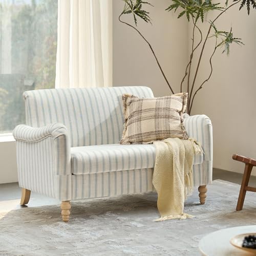 50.5 Inch Mid-century Upholstered Loveseat Sofa by ECOHARBOR