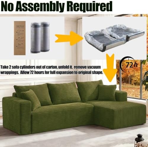 Boneless Couch, Modular Sectional Sofa - Image 5