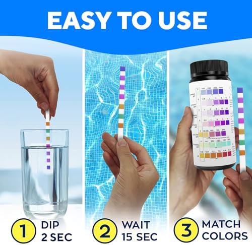 150 Spa Test Strips for Hot Tub, Pool Test Strips, 7 in 1 Water Kit - Image 4