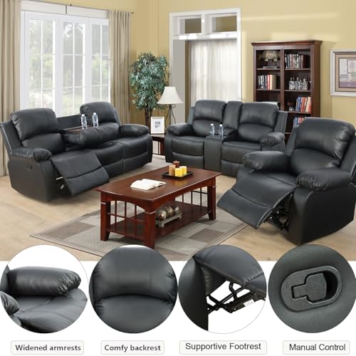 3 Pieces Living Room Furniture Sets - Image 3