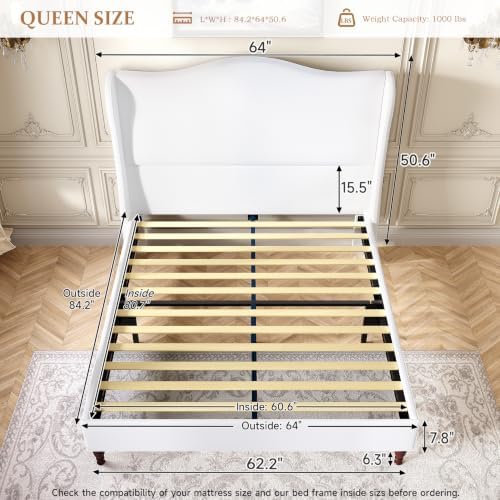 koorlian Queen Size Upholstered Bed Frame - Image 2