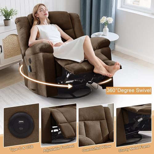 Korser Rocker Recliner, Glider Recliner Chairs - Image 5
