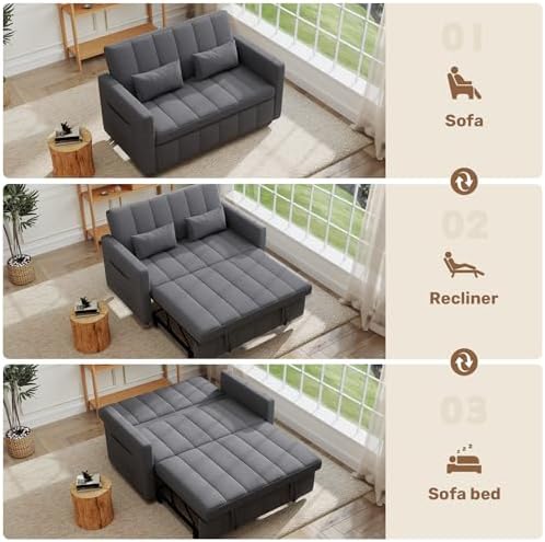 Nebuaegis Convertible Sofa Bed, Pull Out Couch - Image 5