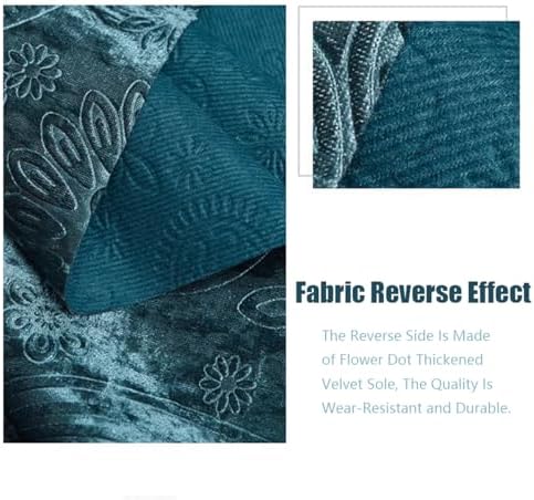Velvet Upholstery Fabric, 57in Embossed Velvet 3D Fabric, Solid Color, - Image 6