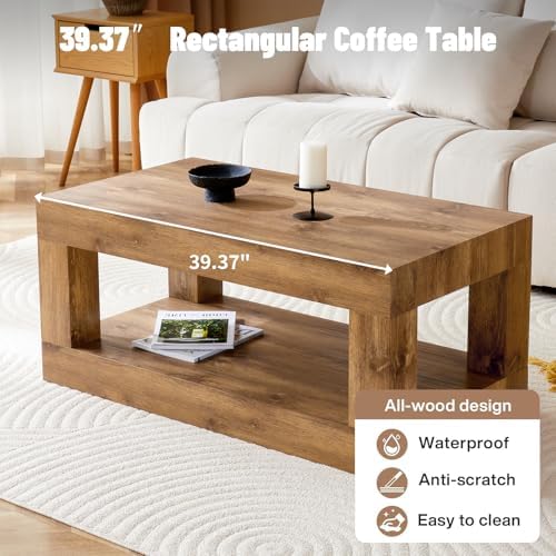 LKTART Rectangle Coffee Table - Image 5