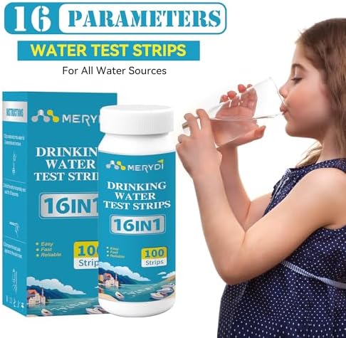 Drinking Water Test Strips, 16 in 1 Well & Tap Water Test Strips 100 Strips - Image 6