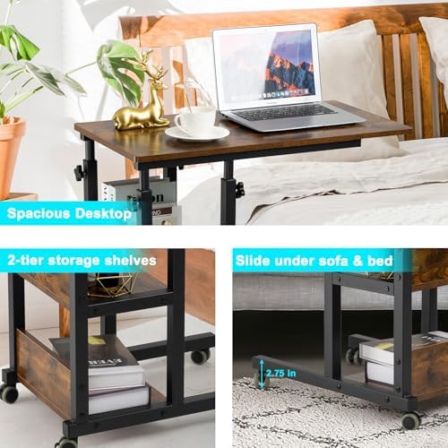 Hadulcet C Shaped Side Table Adjustable, Height Adjustable C Table - Image 4