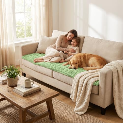 Smiry Couch Cover for Dogs, Non Slip Washable Sofa Protector for Pets - Image 6