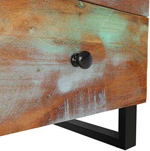 vidaXL Bedside Cabinets 2 pcs 15.7"x13"x18.1" Solid Wood Reclaimed - Image 6