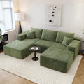 Settab 95" Boneless Couch Modular Sectional Sofa by Settab