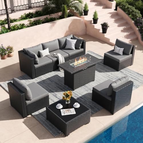 8 Piece Patio Furniture Set by VonzoyHome