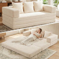 Convertible Sofa Bed Couch, 78’’ Oversized 4-in-1 Boneless Couches by Winzoo