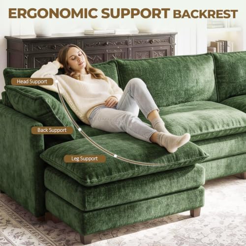LEVELEVE 146" U-Shape Modular Sofa - Image 6