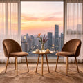 Big Dining Room Chairs Set of 2, Velvet Modern Kitchen Chairs by ACOHOOK