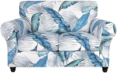 SearchI Stretch Sofa Cover Printed Couch Cover, Floral Pattern 3 Pieces by SearchI