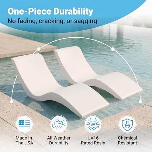 Aqua Outdoors Pool Lounge Chairs, Pool Chairs - Image 6