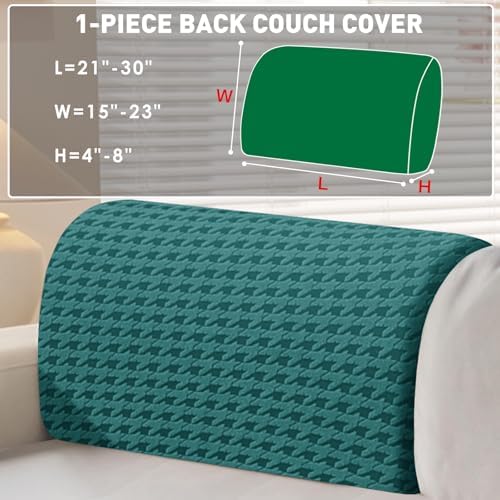 MAXIJIN Couch Cushion Covers for Sectional Sofa, Stretch Sofa Cushion Cover - Image 2