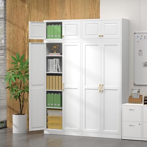 Steeloong 86"Metal Pantry Storage Cabinet - Image 6