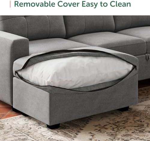 HONBAY Sectional Sleeper Sofa - Image 6