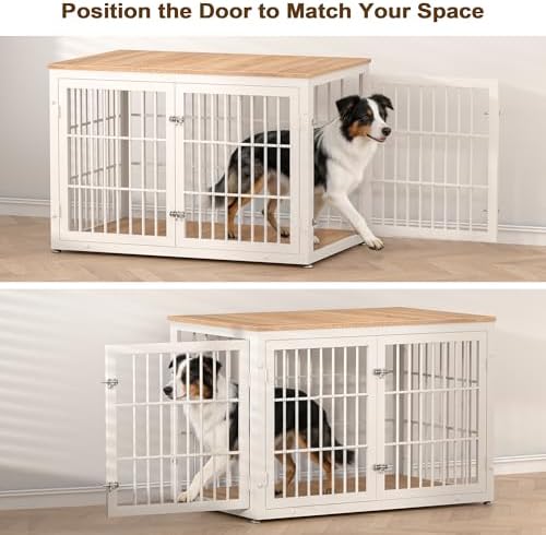 rehomerance 46" Heavy Duty Dog Crate Furniture - Image 3