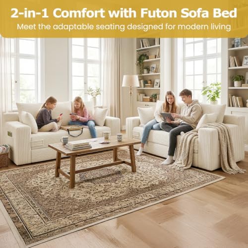 cidludto 3 Seater Boneless Couch - Image 3
