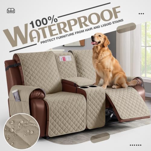 KinCam 100% Waterproof Loveseat Recliner Cover - Image 2