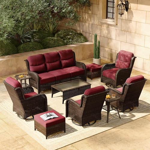 HILLGA 10-Piece Luxury Patio Furniture Set by HILLGA