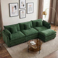 113" Modular Sectional Sofa, L Shaped Cloud Couch by Unknown