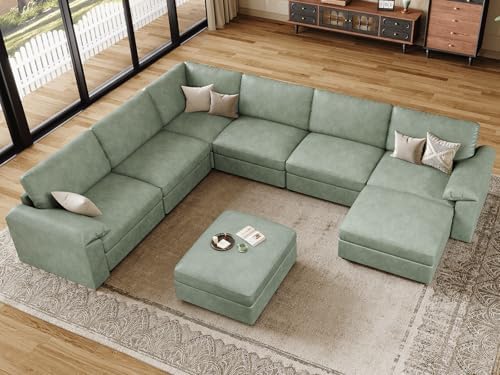 EASE MOOSE Sectional Couches for Living Room, U Shaped Modular Sofa - Image 3