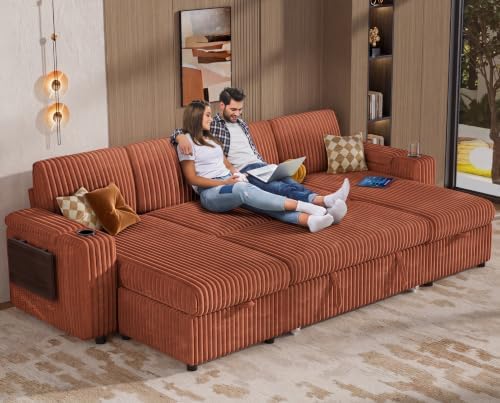 Vipbear 108" Modular Sectional Sleeper Sofa - Image 2