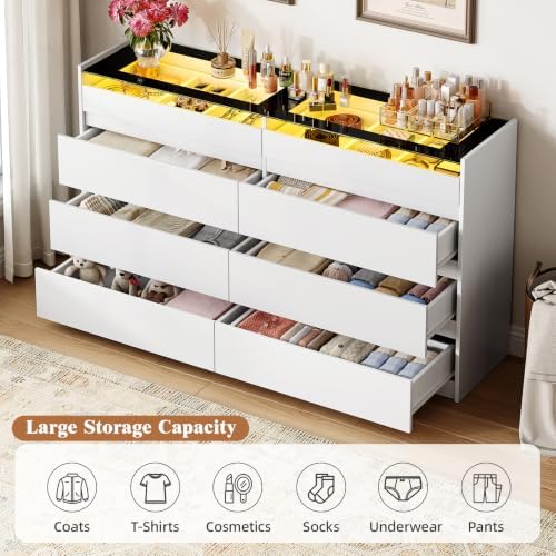 8 Drawer Dresser for Bedroom - Image 4
