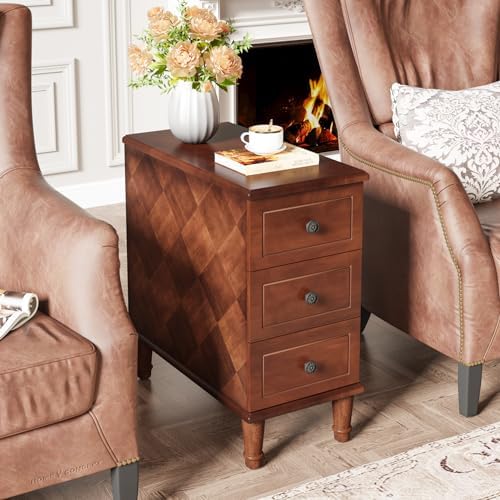 Tribesigns Solid Wood End Table, Fully Assembled Side Table - Image 4