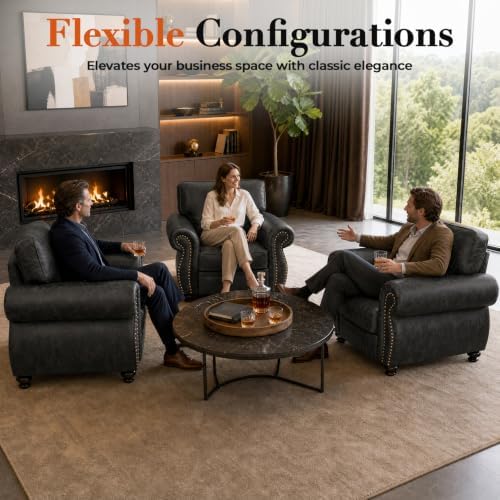 Couchus 42”W Mid-Century Accent Chair, Single Sofa - Image 6