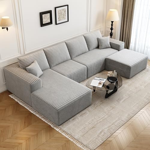 135.4" Cloud Modular Sectional Sofa by Settab