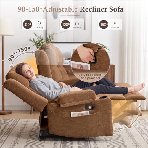 Recliner Loveseat, Double Recliner Loveseat - Image 3