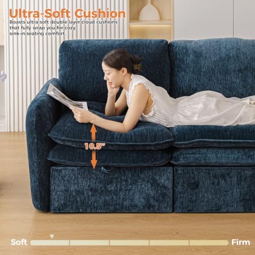 42'' 3-in-1 Sleeper Sofa Bed, Pull Out Couch, Sleeper Chair - Image 6
